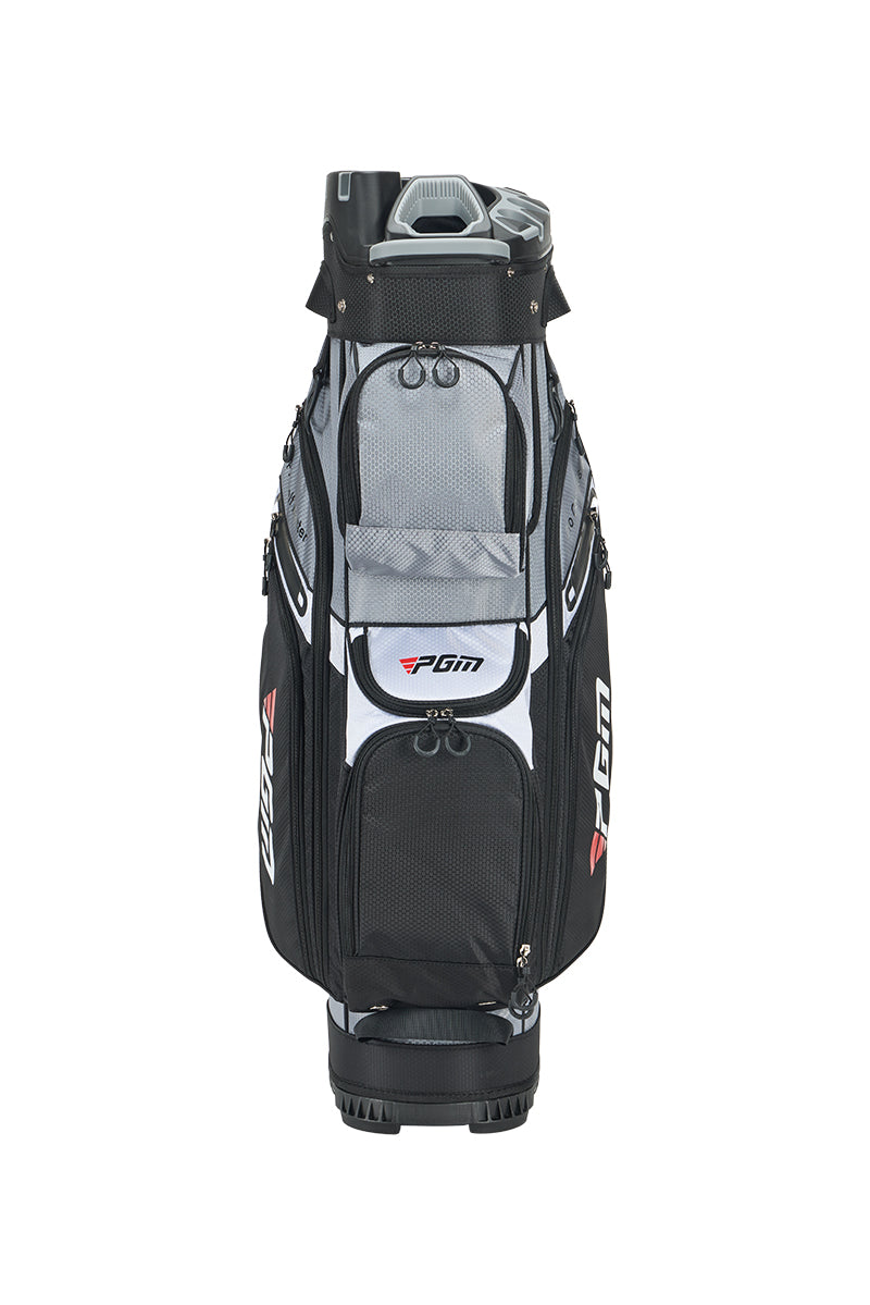 PGM Golf Cart Bag 14 Way Organizer Divider Silent Top Waterproof Bag/Black