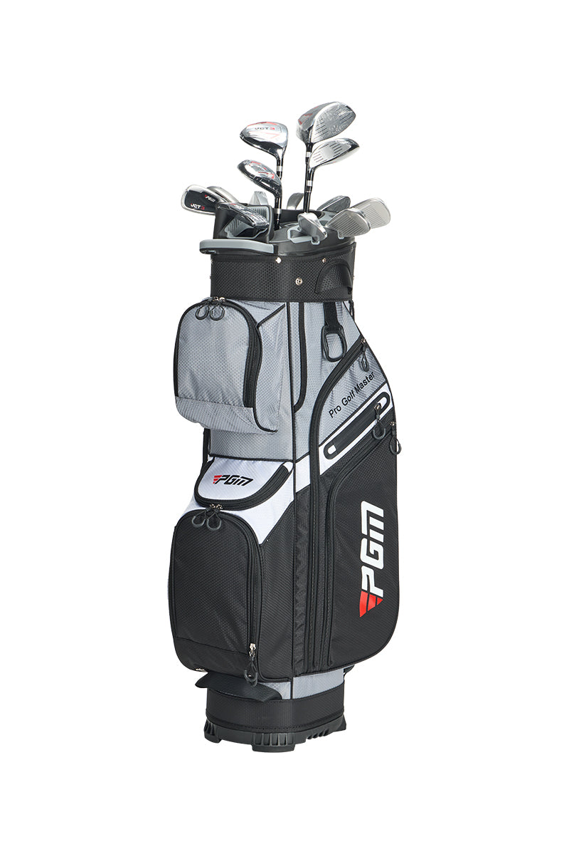 PGM Golf Cart Bag 14 Way Organizer Divider Silent Top Waterproof Bag/Black