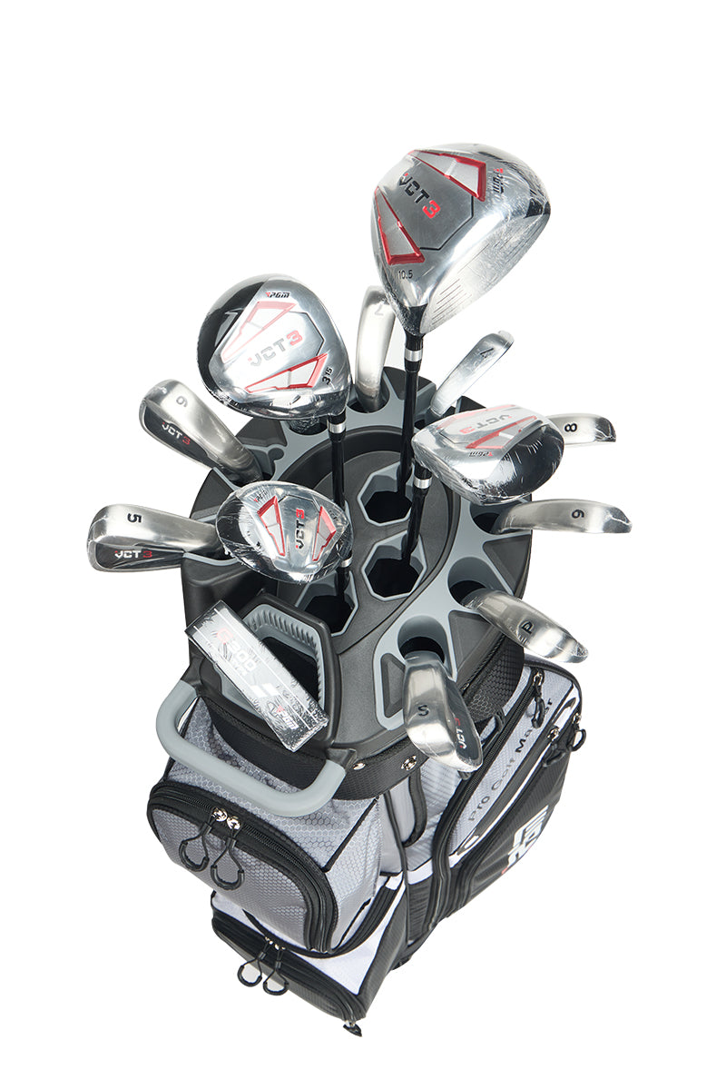 PGM Golf Cart Bag 14 Way Organizer Divider Silent Top Waterproof Bag/green