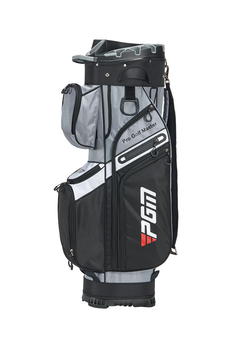 PGM Golf Cart Bag 14 Way Organizer Divider Silent Top Waterproof Bag/Black