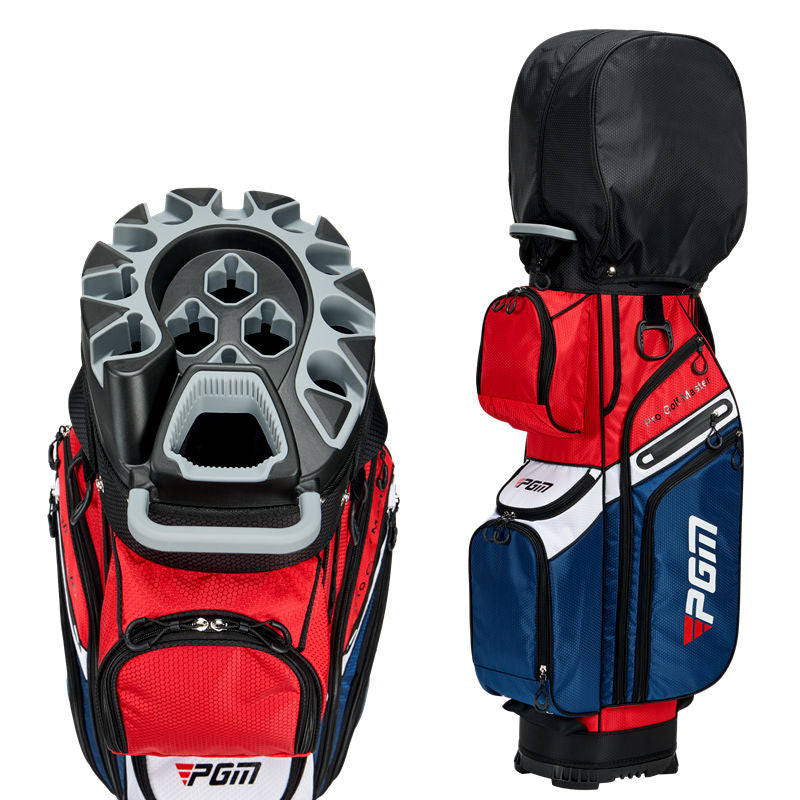 PGM Golf Cart Bag 14 Way Organizer Divider Silent Top Waterproof Bag/B