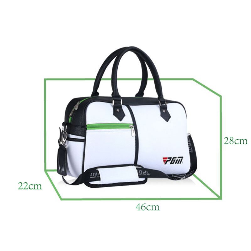 PGM Golf Clothing Bag Men's and women's PU Shoes bag Cross Body Shoulder Bag Large capacity ultra light and portable YWB017