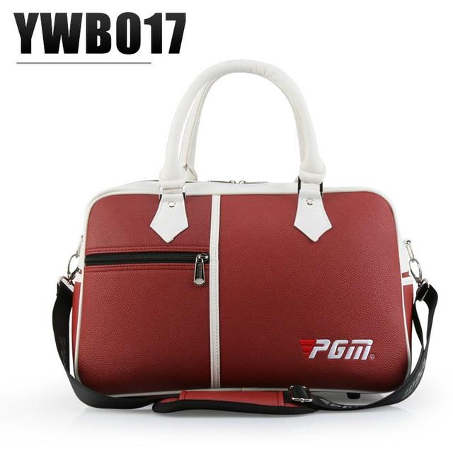 PGM Golf Clothing Bag Men's and women's PU Shoes bag Cross Body Shoulder Bag Large capacity ultra light and portable YWB017