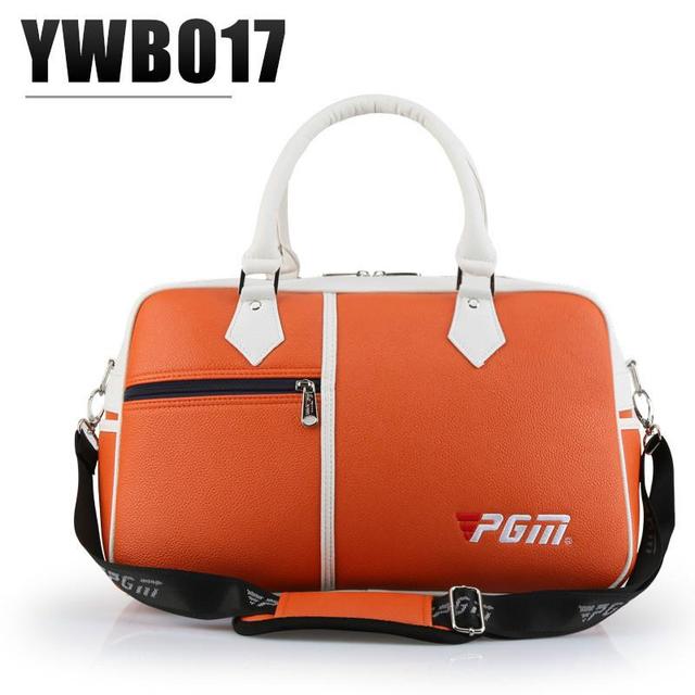 PGM Golf Clothing Bag Men's and women's PU Shoes bag Cross Body Shoulder Bag Large capacity ultra light and portable YWB017
