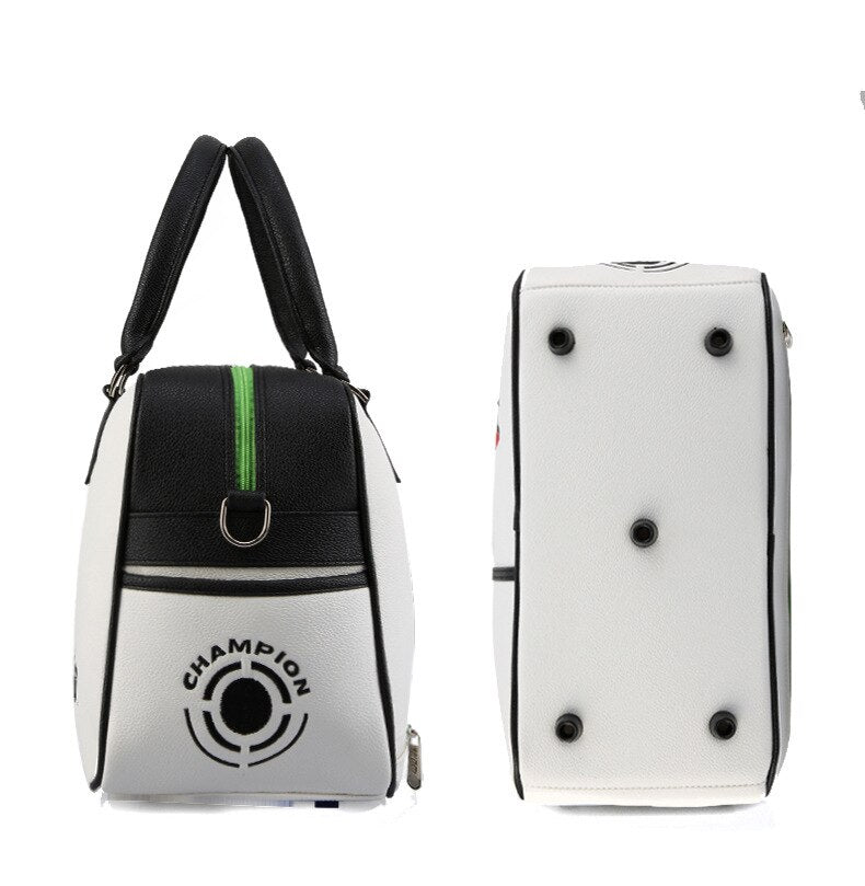 PGM Golf Clothing Bag Men's and women's PU Shoes bag Cross Body Shoulder Bag Large capacity ultra light and portable YWB017