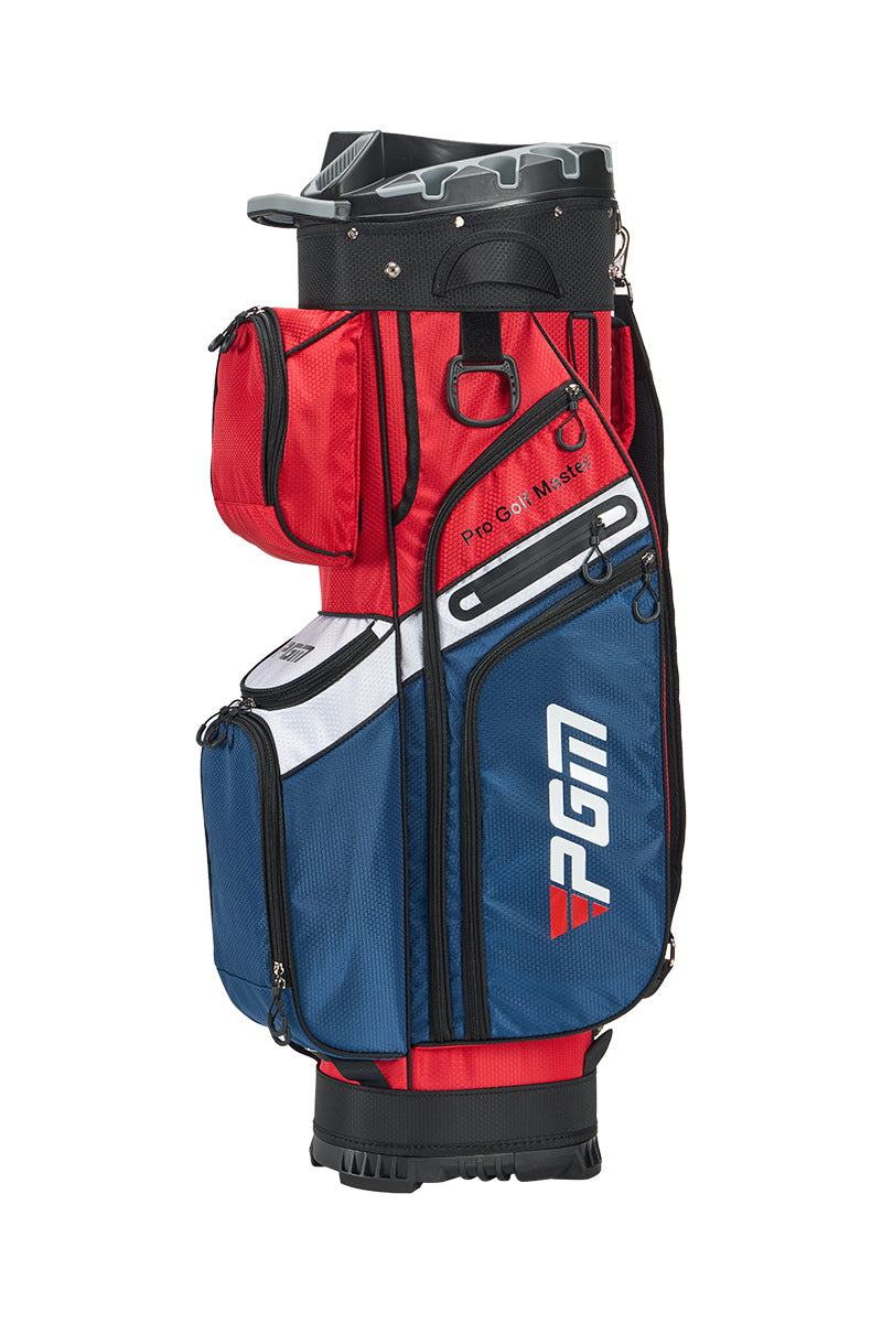 PGM Golf Cart Bag 14 Way Organizer Divider Silent Top Waterproof Bag/Blue