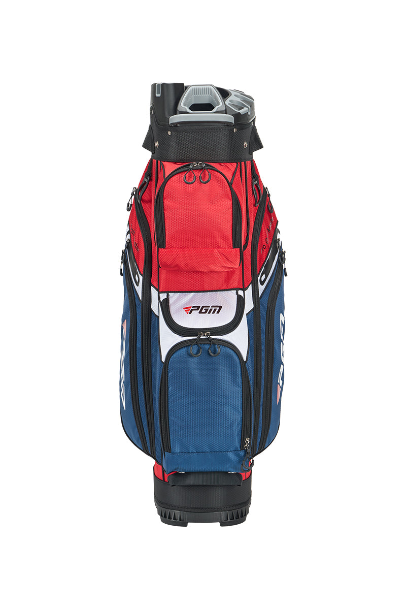 PGM Golf Cart Bag 14 Way Organizer Divider Silent Top Waterproof Bag/Blue