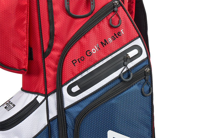 PGM Golf Cart Bag 14 Way Organizer Divider Silent Top Waterproof Bag/Blue