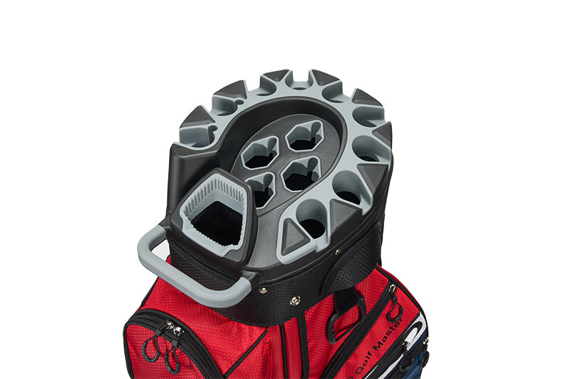 PGM Golf Cart Bag 14 Way Organizer Divider Silent Top Waterproof Bag/Blue