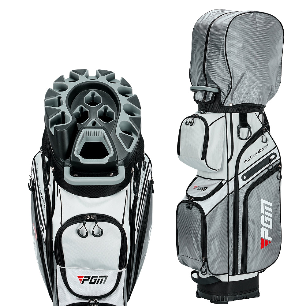 PGM Golf Cart Bag 14 Way Organizer Divider Silent Top Waterproof Bag