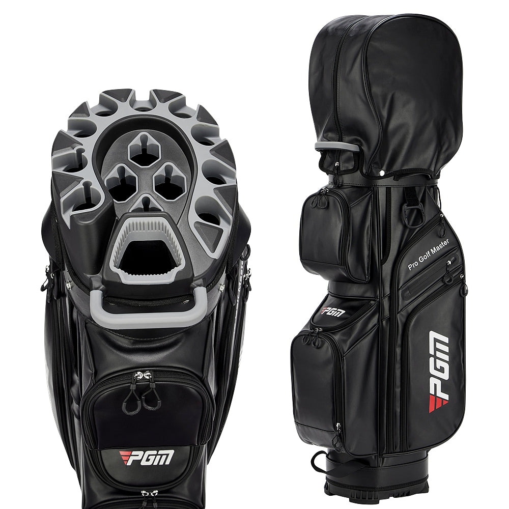 PGM Golf Cart Bag 14 Way Organizer Divider Silent Top Waterproof Bag/B