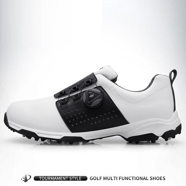 PGM chaussures de Golf hommes chaussures de Sport imperméables pointes anti-dérapant Sport Sneaker mâle boutons boucle chaussures de Golf XZ096 