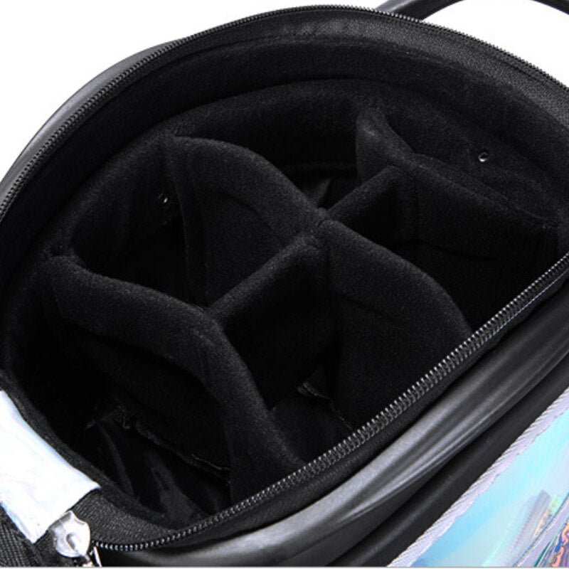 PGM Women Golf Bag Colorful Expansion TPU Waterproof Four-wheel Flat Push Air Consignment Bags Dust-proof Rain Cover Gift QB122