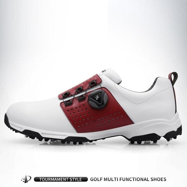 PGM chaussures de Golf hommes chaussures de Sport imperméables pointes anti-dérapant Sport Sneaker mâle boutons boucle chaussures de Golf XZ096 